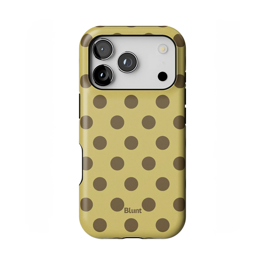 Sage Toffee Dot iPhone Case