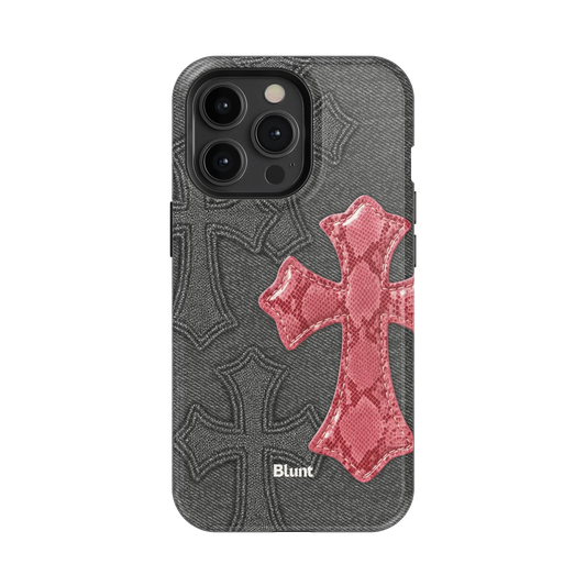 Pinkscale Cross iPhone Case