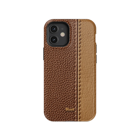 Two-Tone Walnut iPhone Case