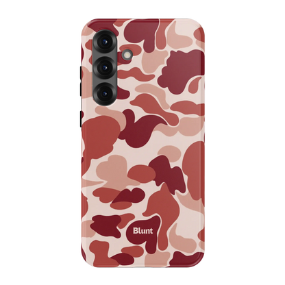 Reddish Camo Samsung Case
