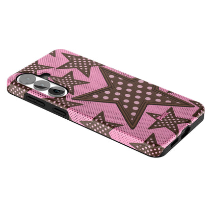 Pink-Polka-Star-samsung-case-Galaxy S26 Plus-2