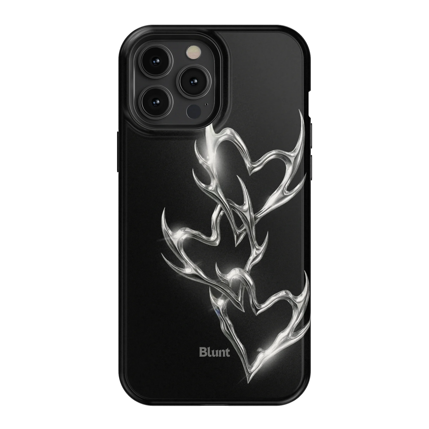 Chrome Flame iPhone Case