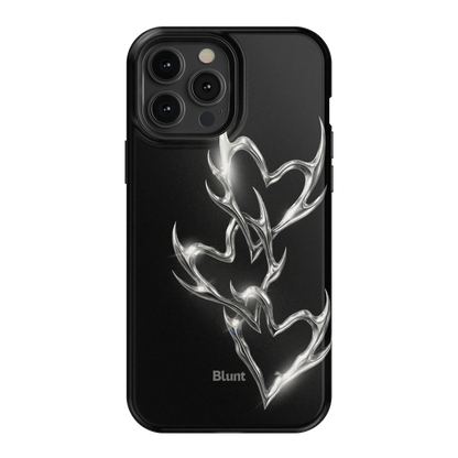 Chrome Flame iPhone Case