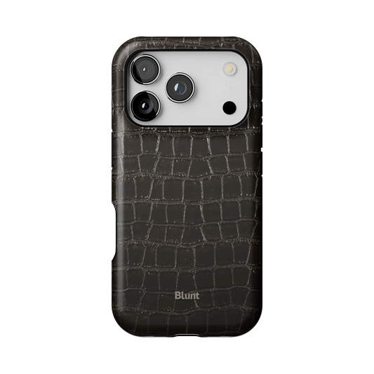 Onyx Croc iPhone Case
