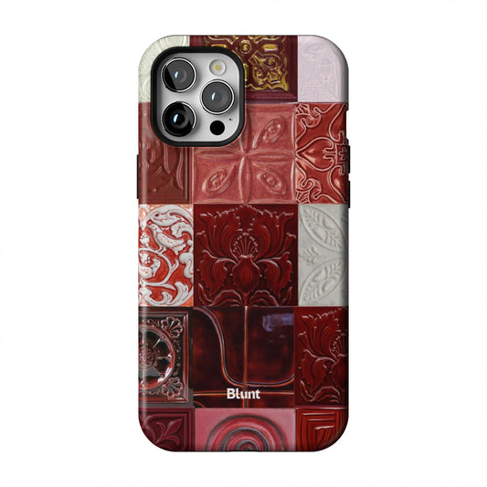 Checkered-Rouge-iphone-case-iPhone 12 Pro Max-1