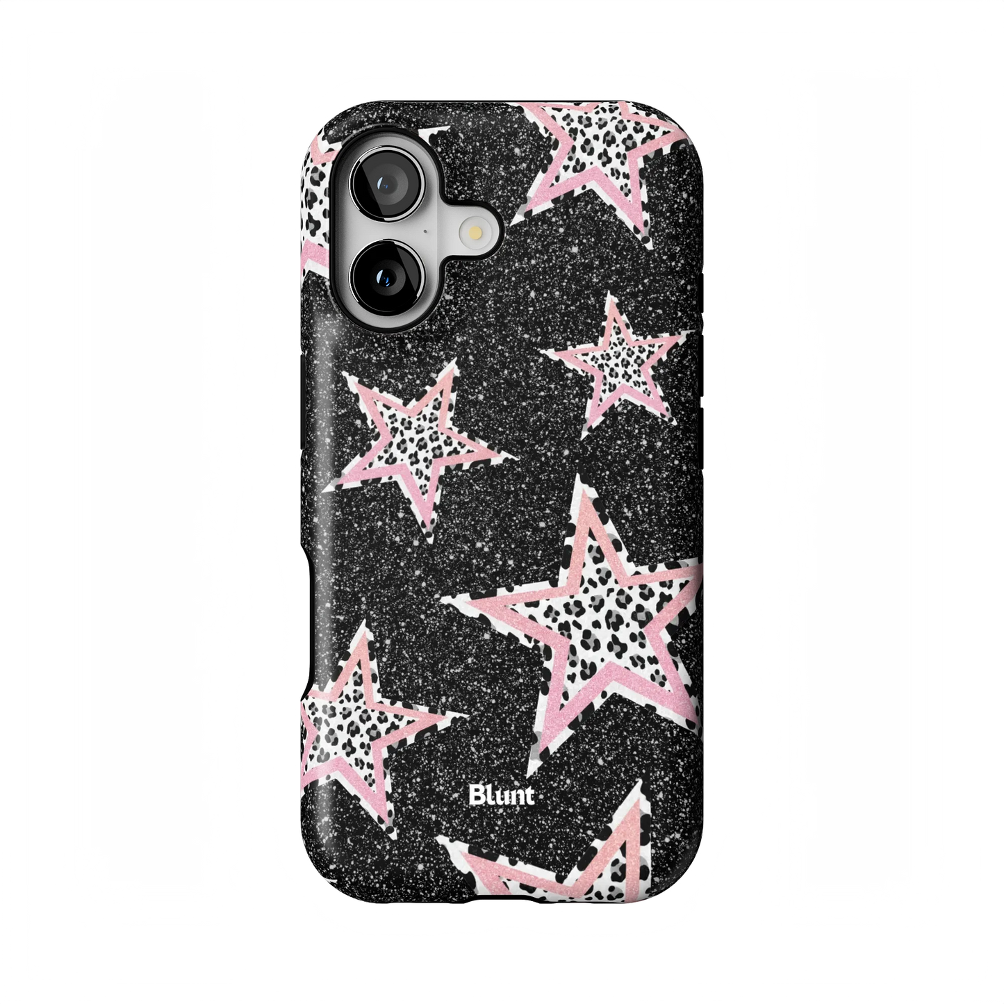 Pink Zebra Stars iPhone Case