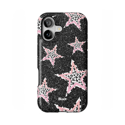 Pink Zebra Stars iPhone Case