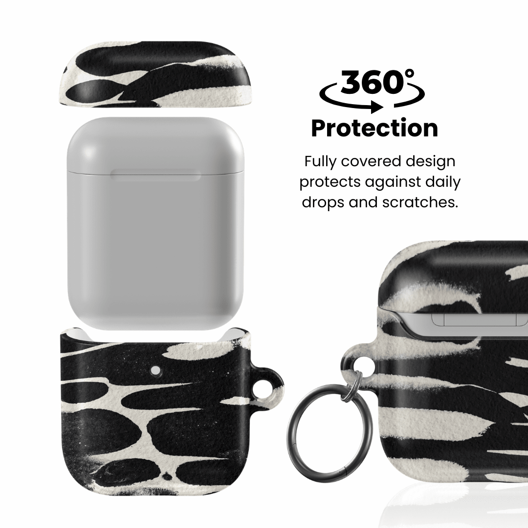Noir Abstract AirPod Case - Blunt Cases