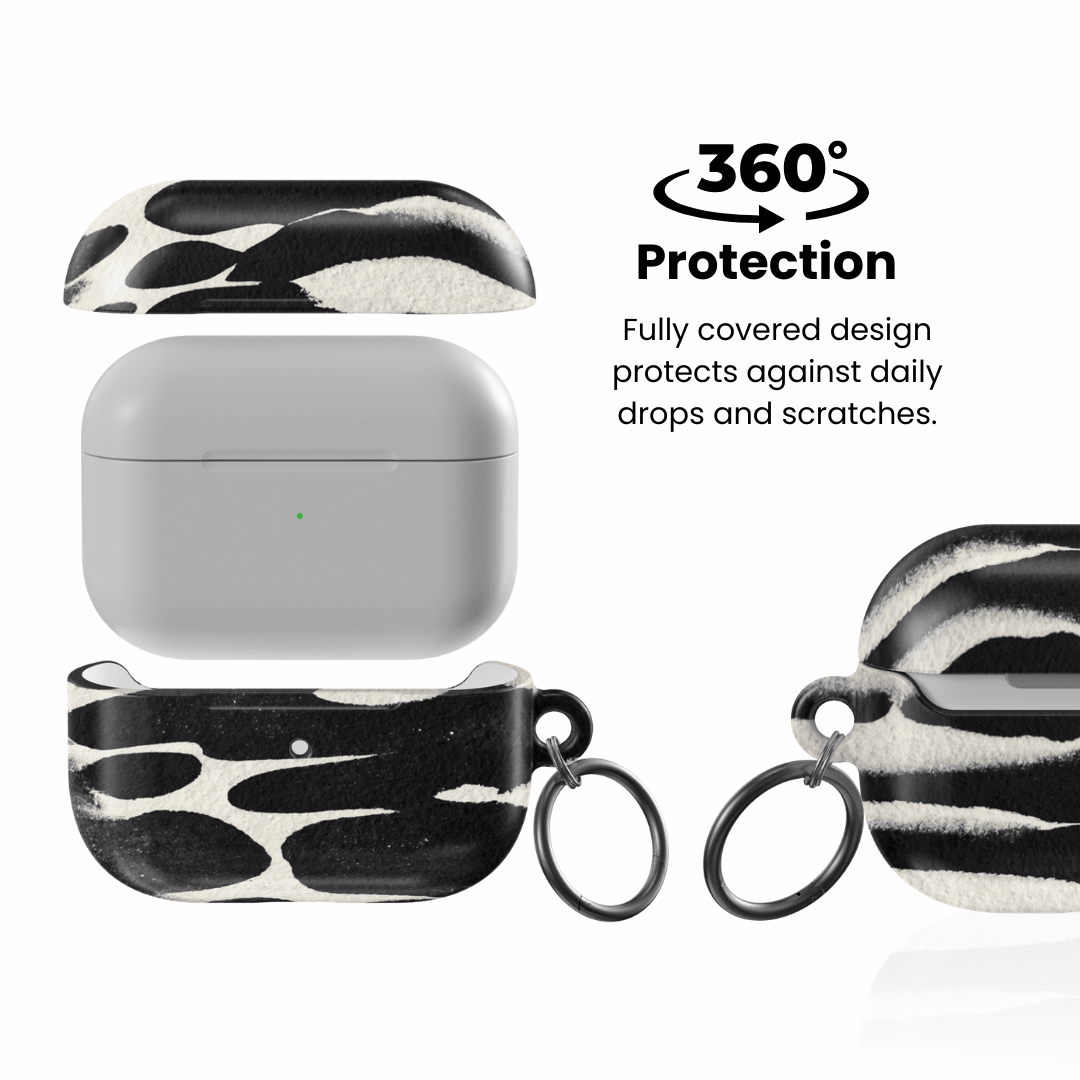 Noir Abstract AirPod Case - Blunt Cases