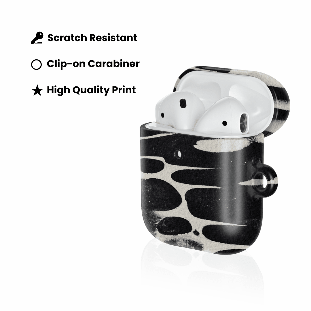 Noir Abstract AirPod Case - Blunt Cases