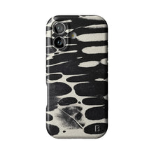 Noir Abstract Statement iPhone Case