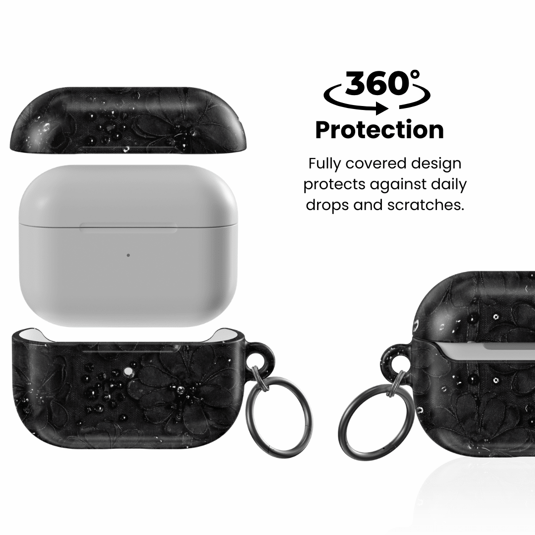 Noir Bloom AirPod Case - Blunt Cases