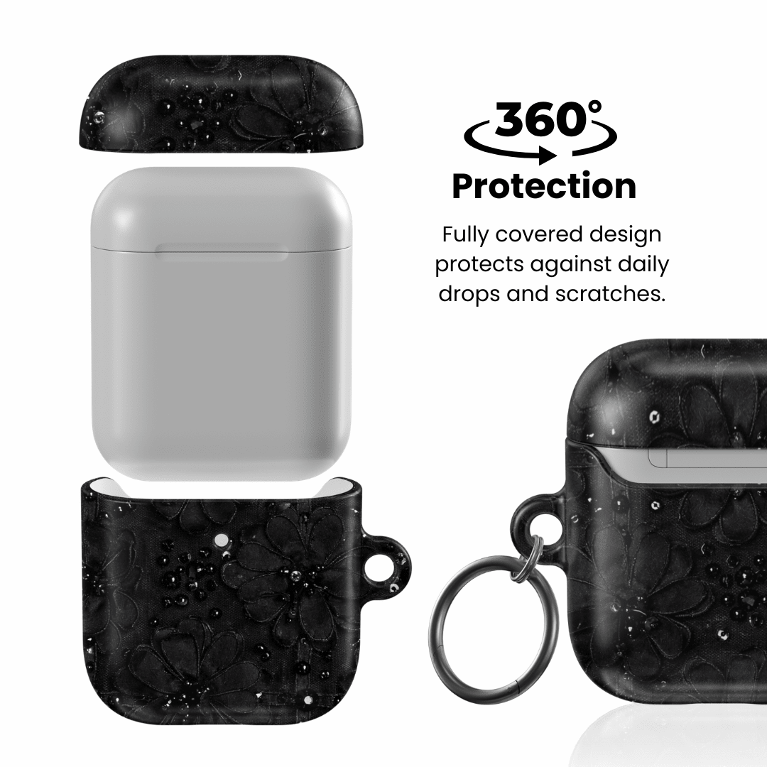Noir Bloom AirPod Case - Blunt Cases