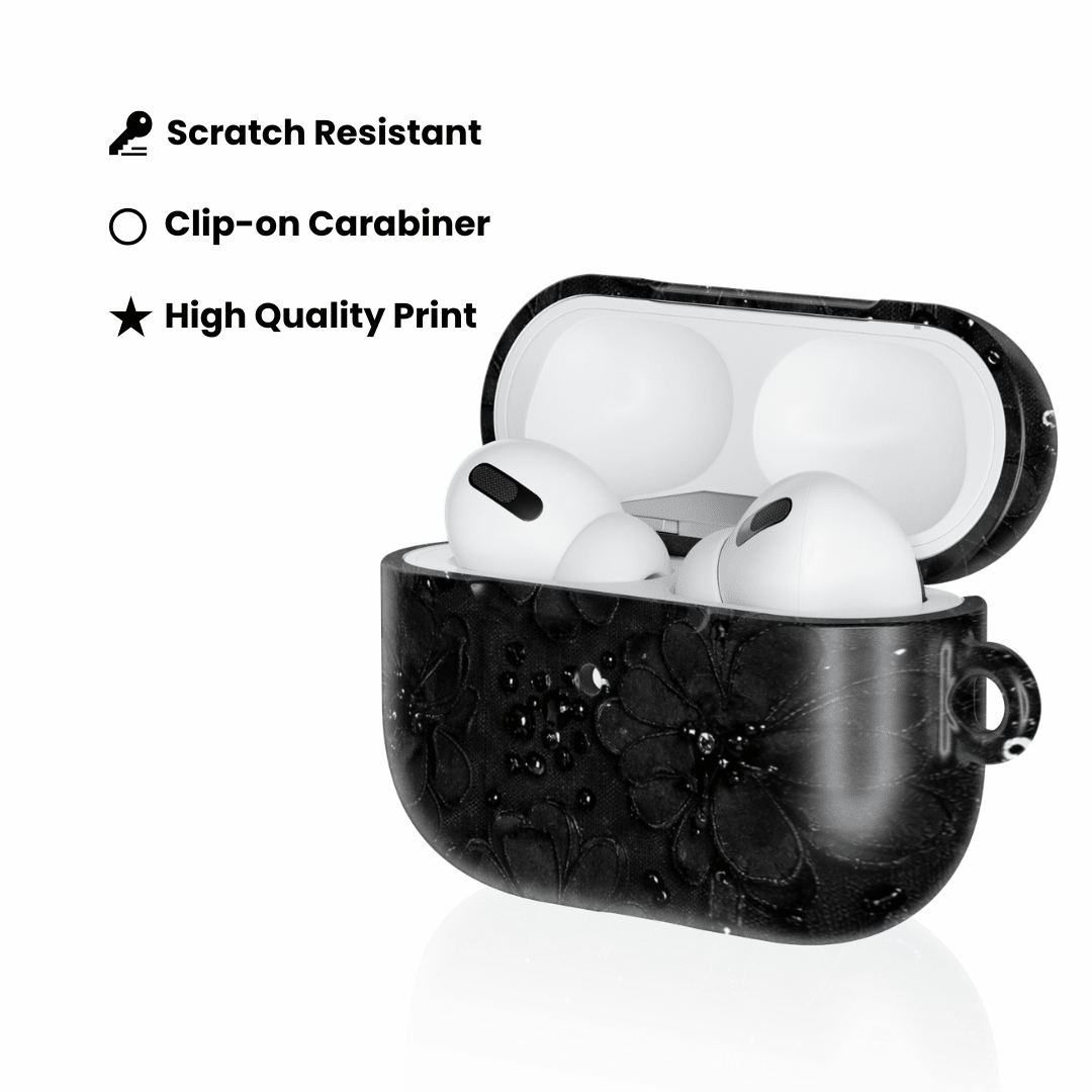 Noir Bloom AirPod Case - Blunt Cases