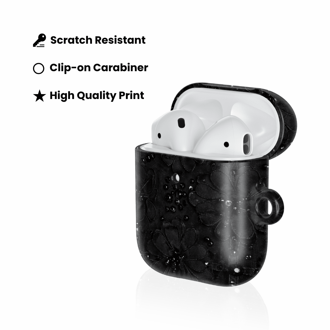 Noir Bloom AirPod Case - Blunt Cases