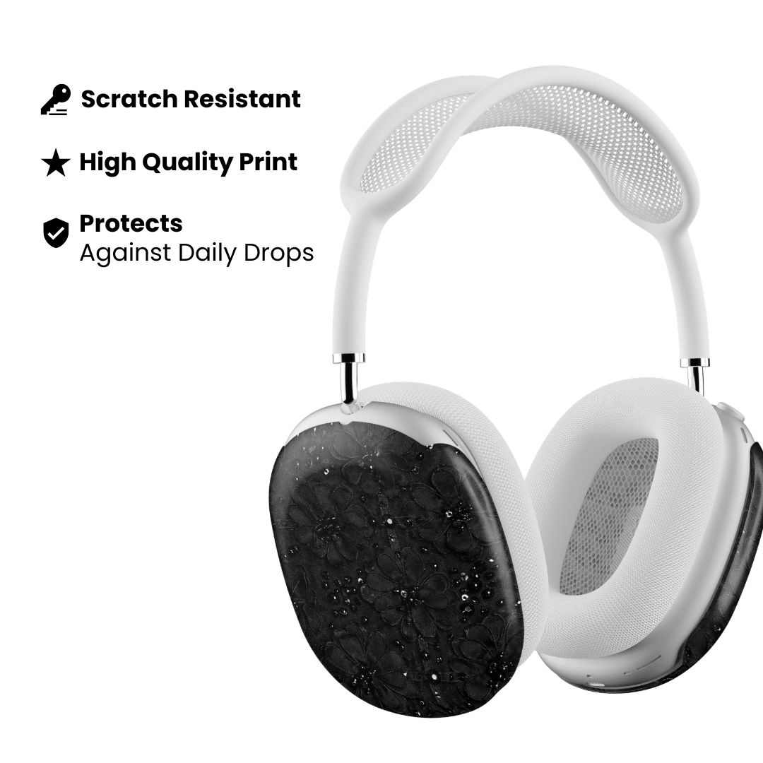 Noir Bloom AirPod Max Case - Blunt Cases