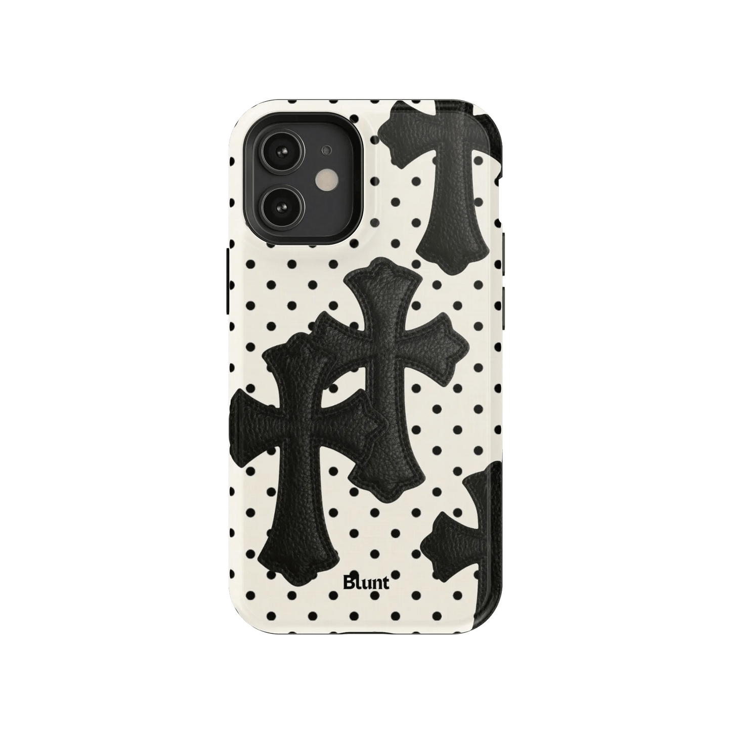 Noir Crosses iPhone Case - Blunt Cases