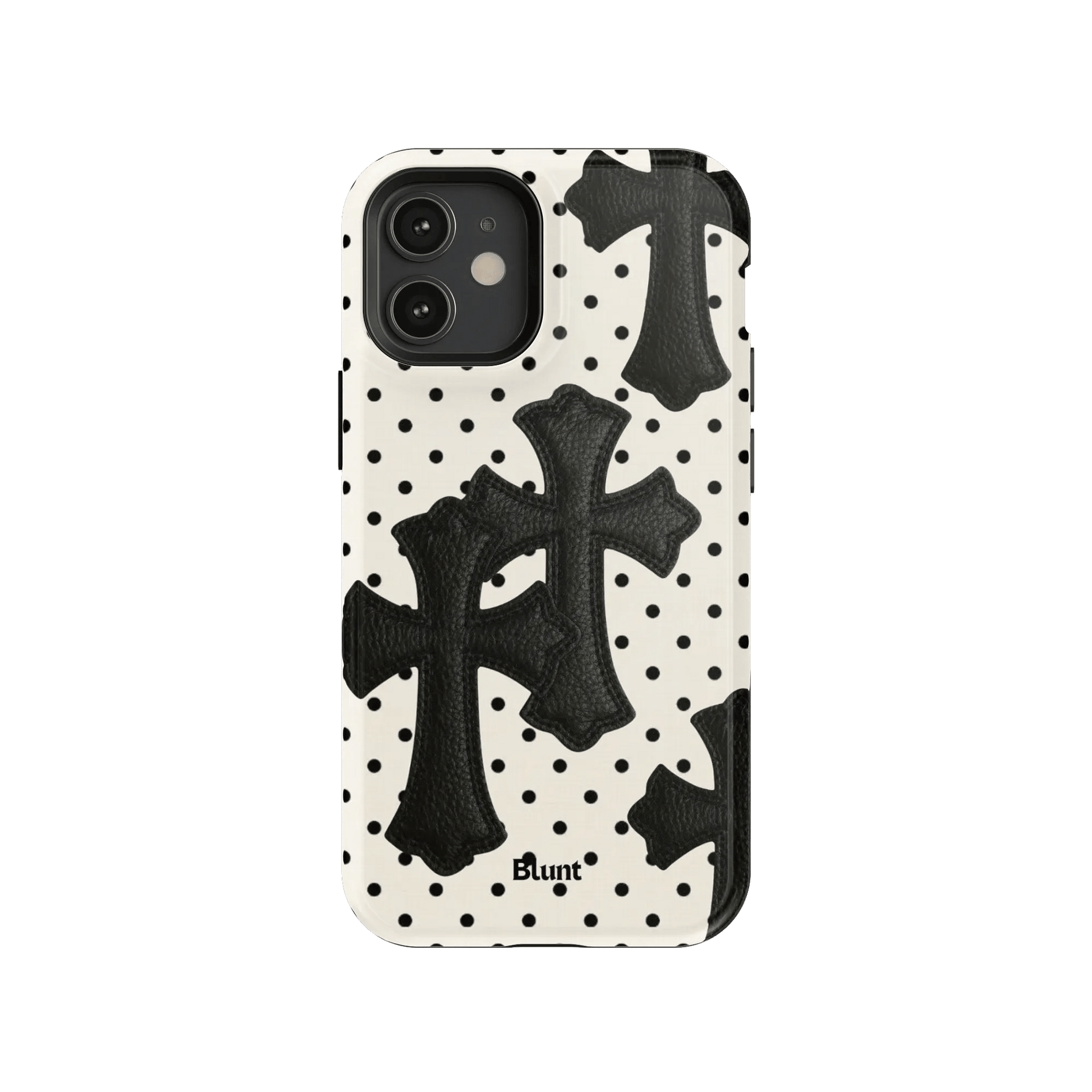 Noir Crosses iPhone Case - Blunt Cases