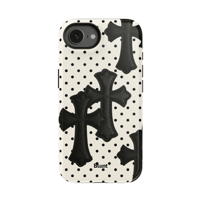 Noir Crosses iPhone Case - Blunt Cases