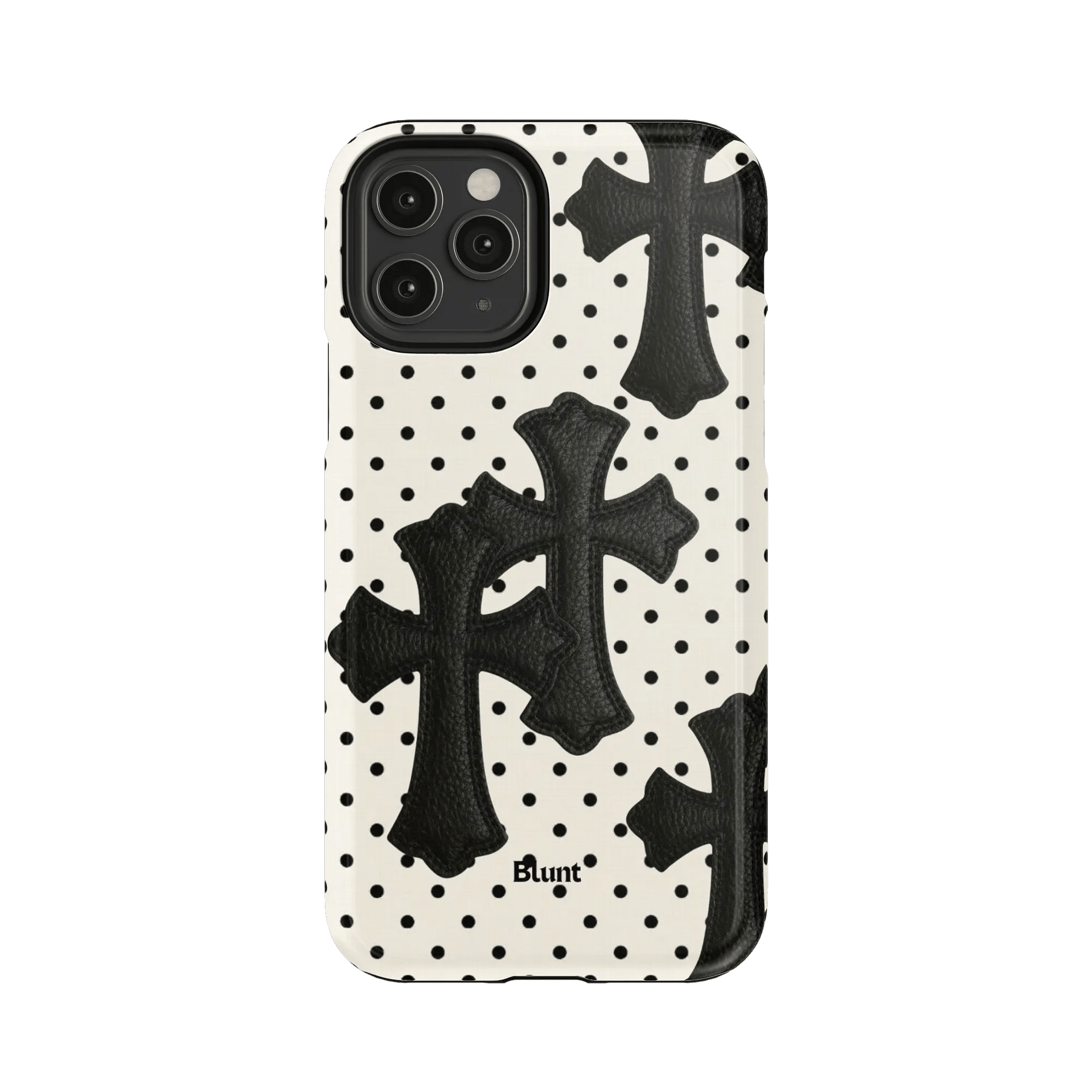 Noir Crosses iPhone Case - Blunt Cases