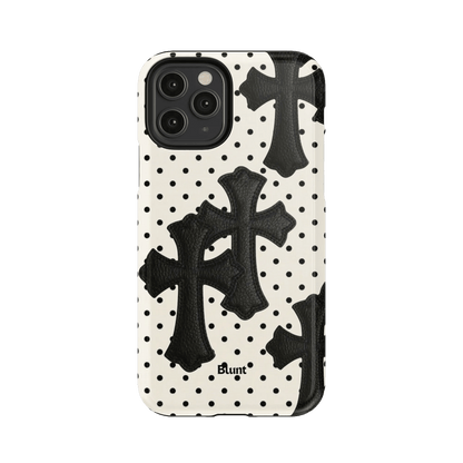 Noir Crosses iPhone Case - Blunt Cases