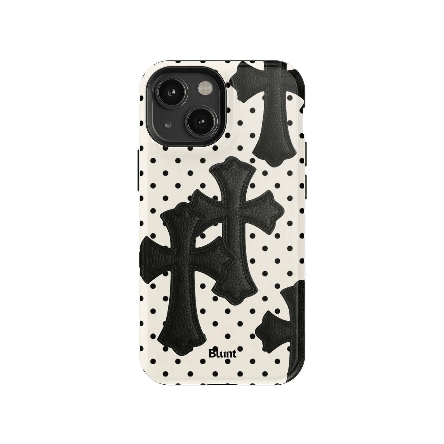 Noir Crosses iPhone Case - Blunt Cases