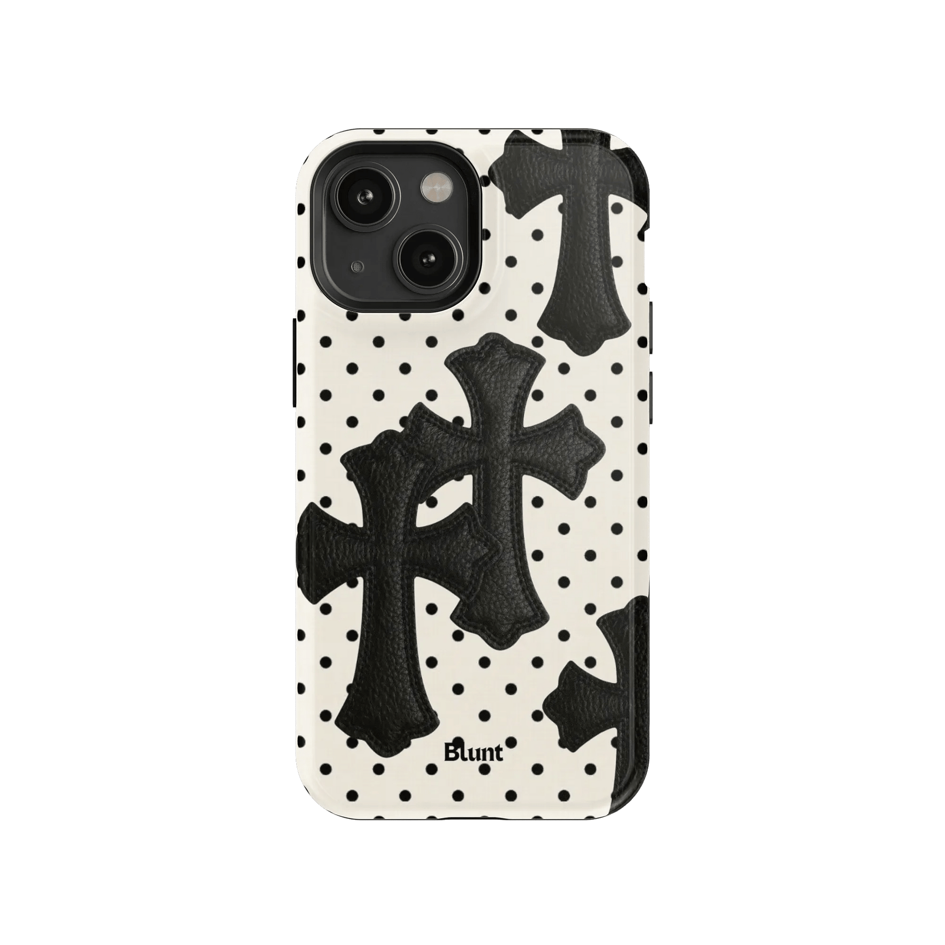 Noir Crosses iPhone Case - Blunt Cases