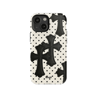 Noir Crosses iPhone Case - Blunt Cases