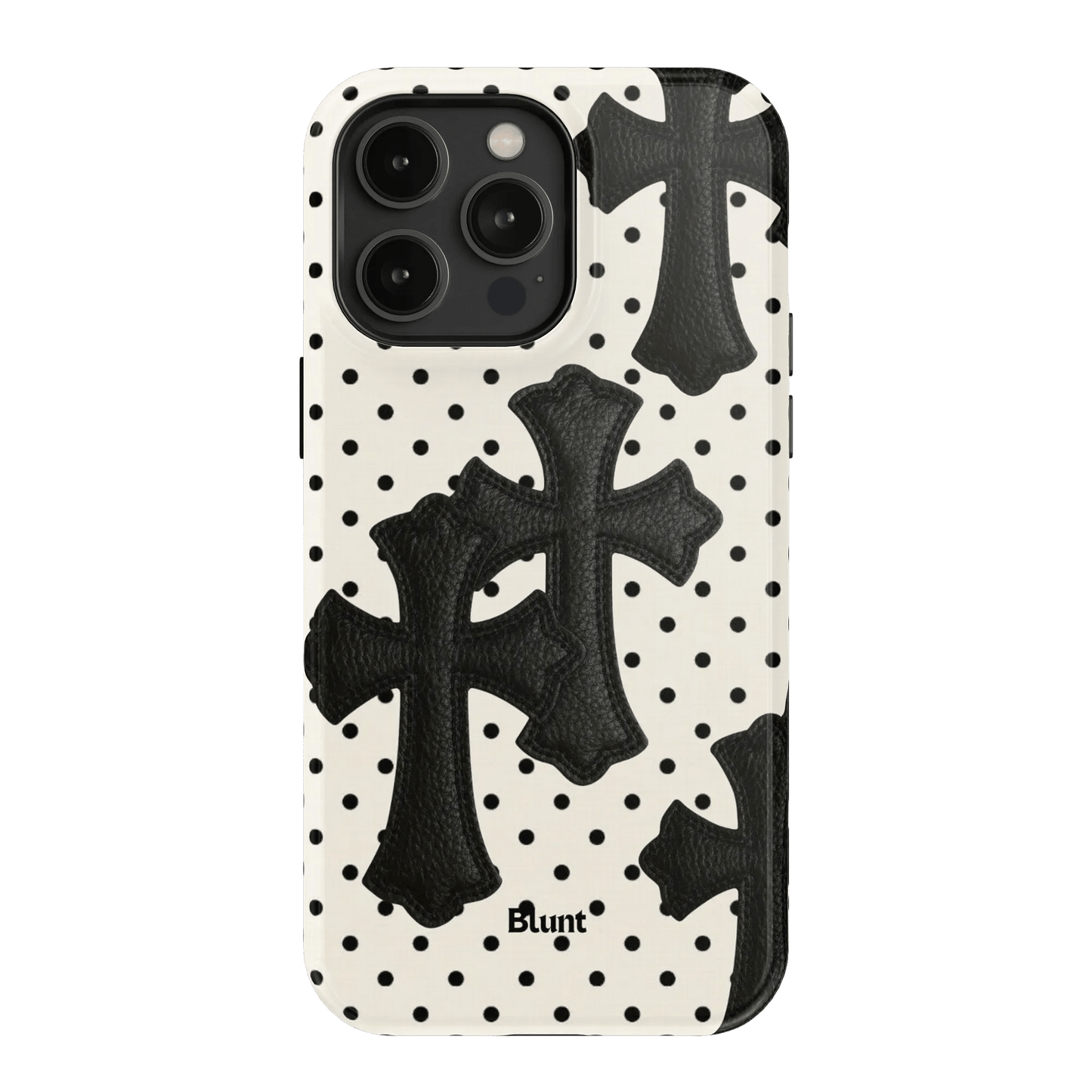 Noir Crosses iPhone Case - Blunt Cases