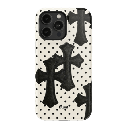 Noir Crosses iPhone Case - Blunt Cases