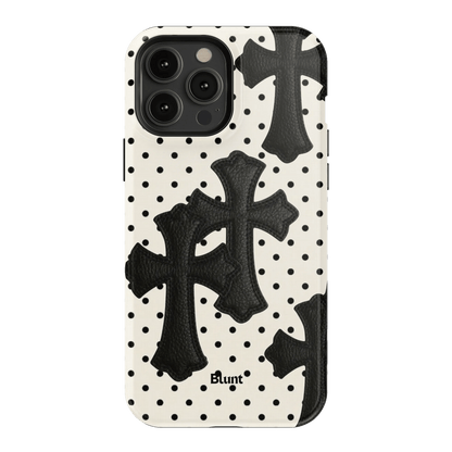 Noir Crosses iPhone Case - Blunt Cases