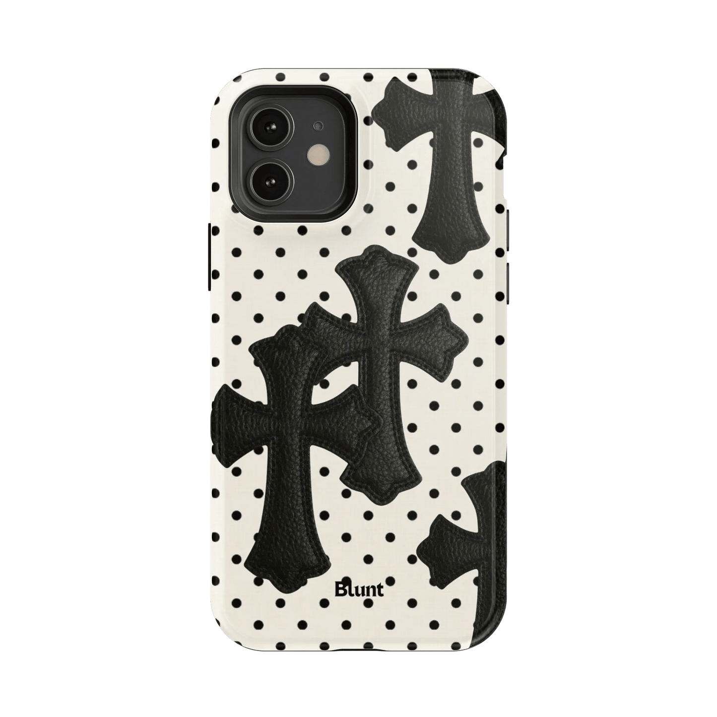 Noir Crosses iPhone Case - Blunt Cases