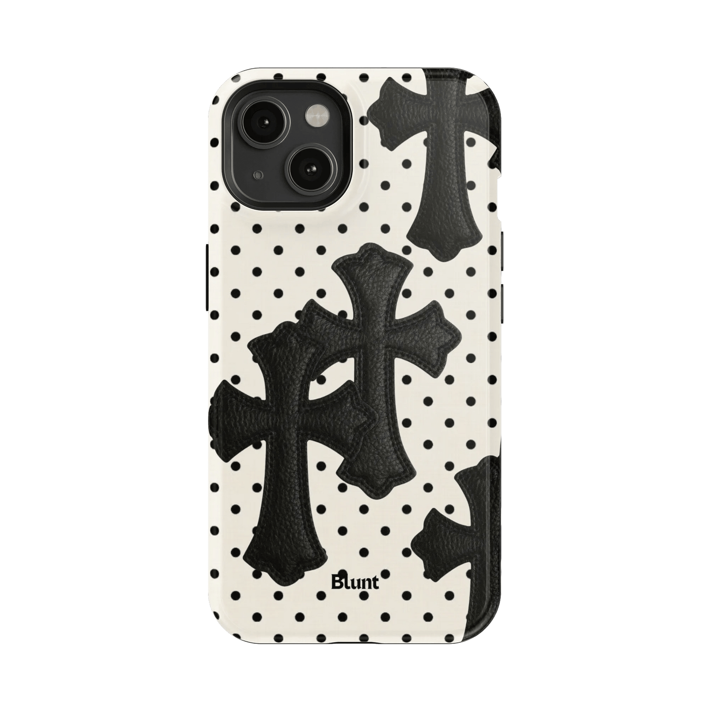 Noir Crosses iPhone Case - Blunt Cases