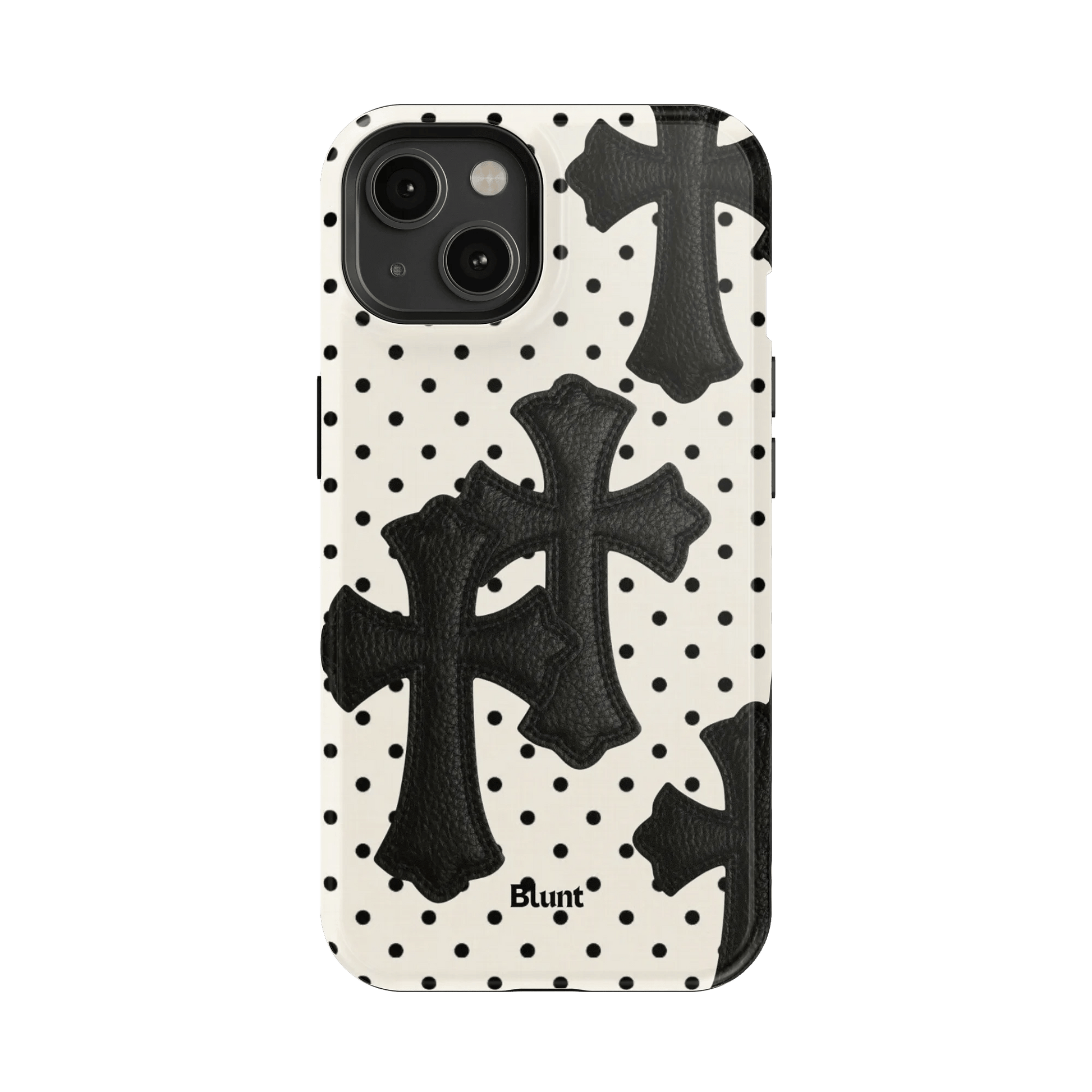 Noir Crosses iPhone Case - Blunt Cases