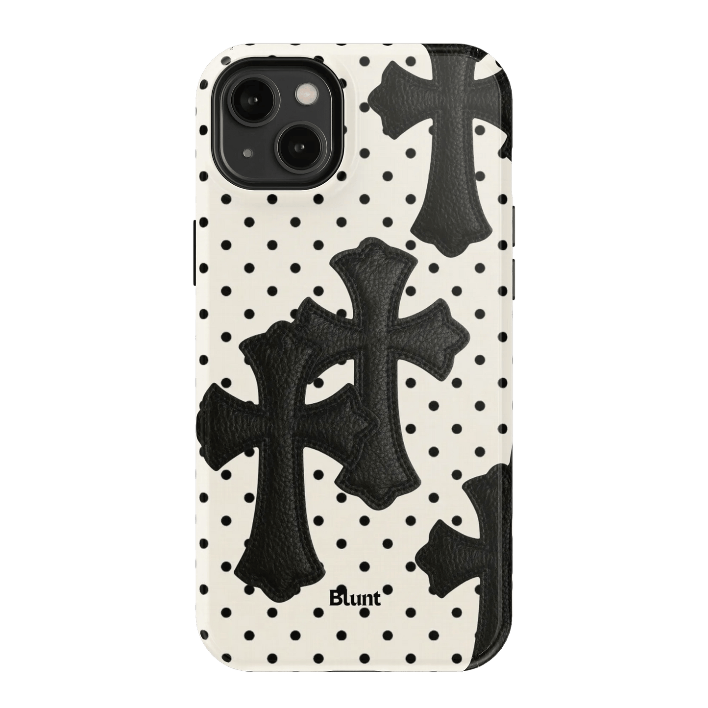 Noir Crosses iPhone Case - Blunt Cases