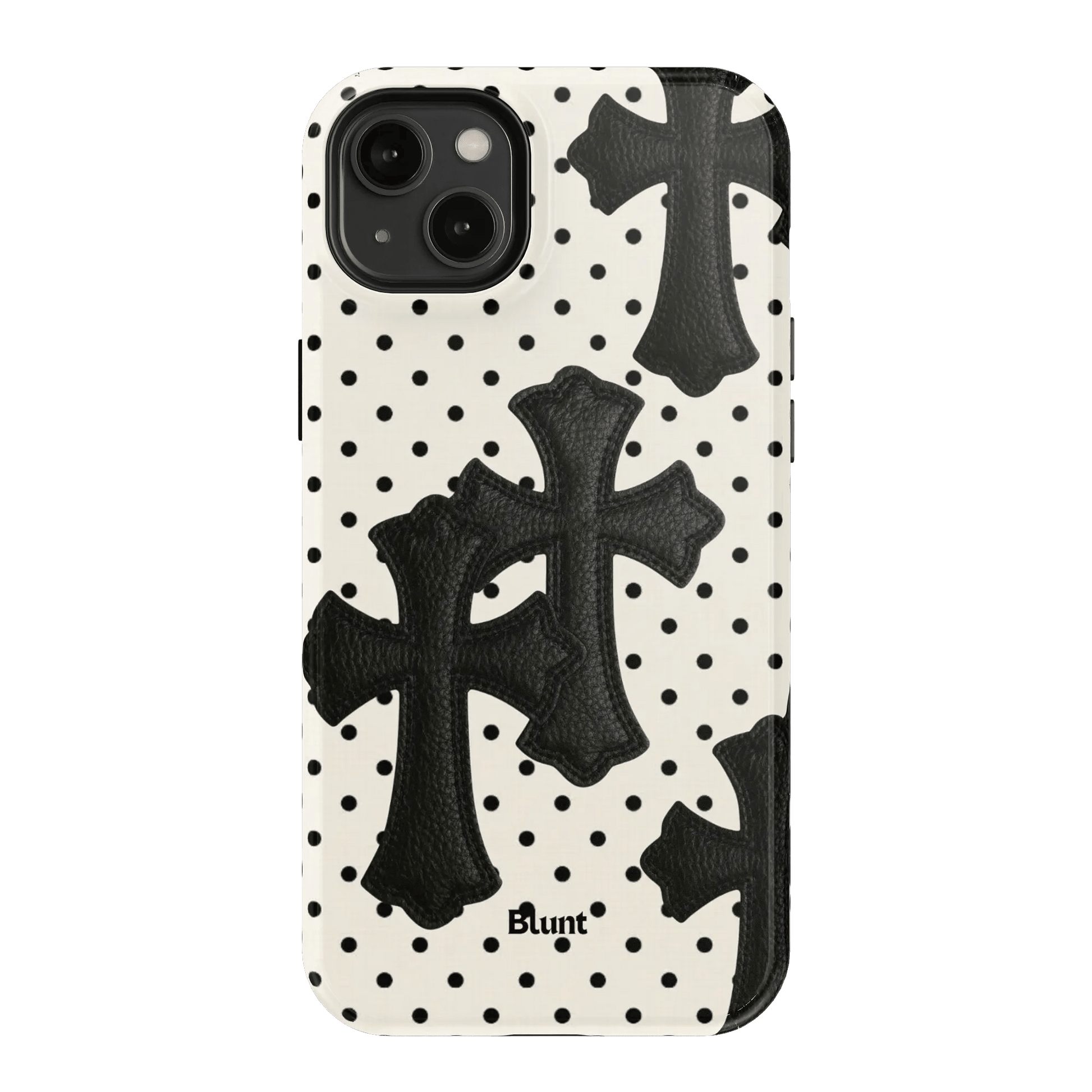Noir Crosses iPhone Case - Blunt Cases