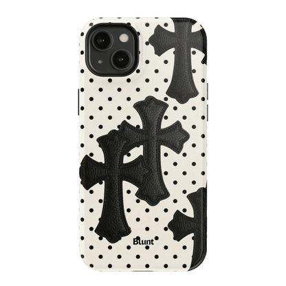 Noir Crosses iPhone Case - Blunt Cases
