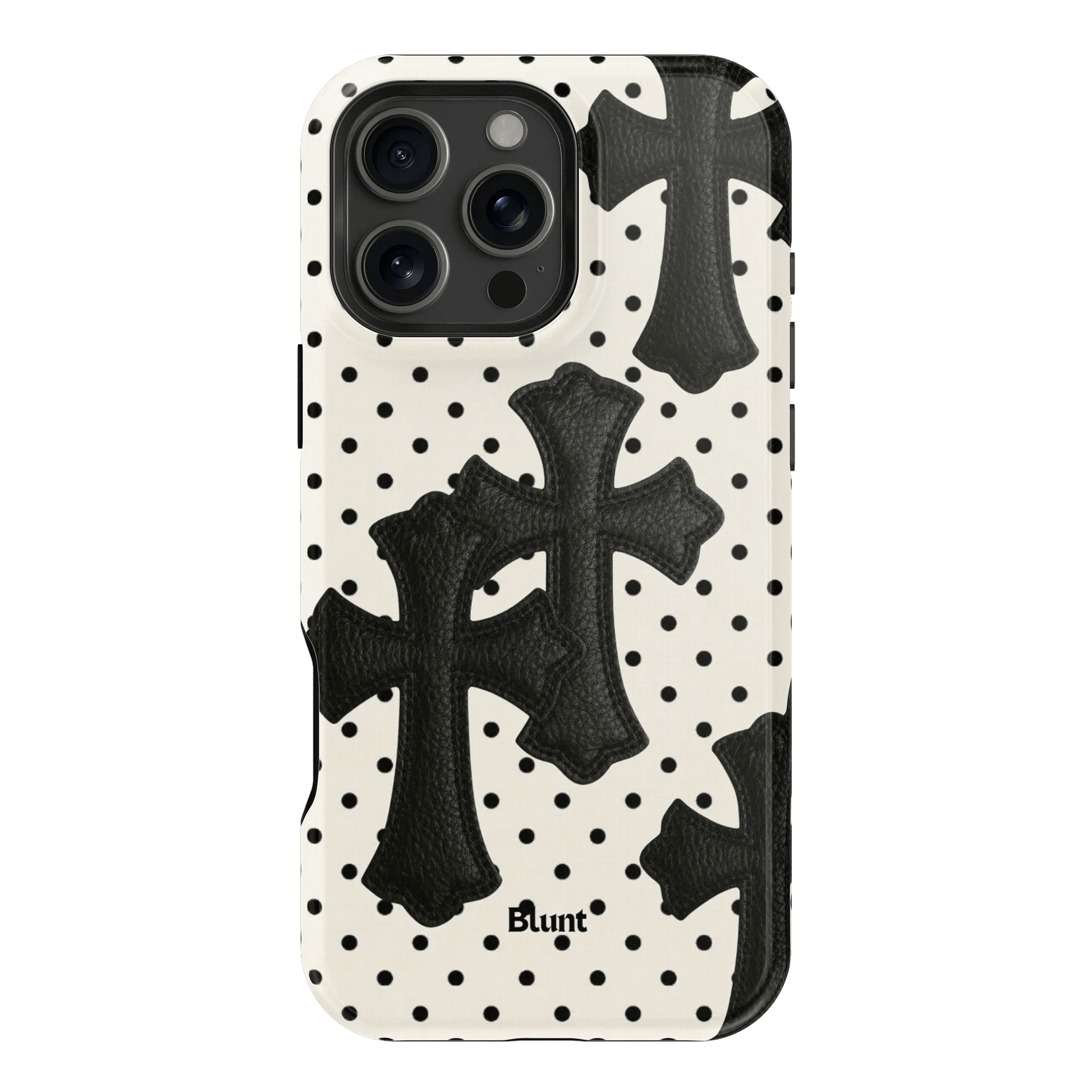 Noir Crosses iPhone Case - Blunt Cases