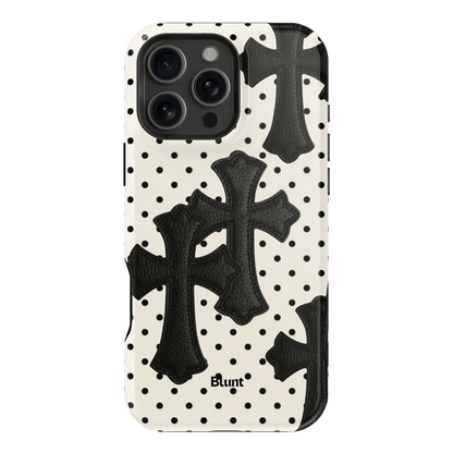 Noir Crosses iPhone Case - Blunt Cases