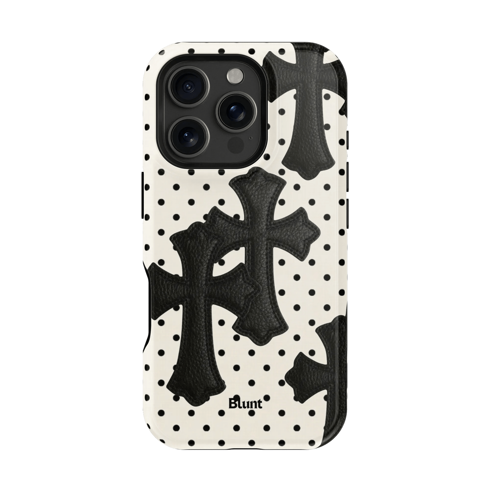 Noir Crosses iPhone Case - Blunt Cases
