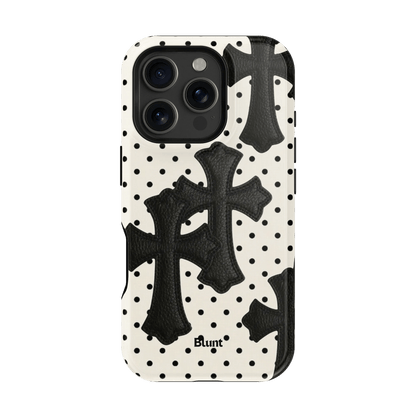 Noir Crosses iPhone Case - Blunt Cases
