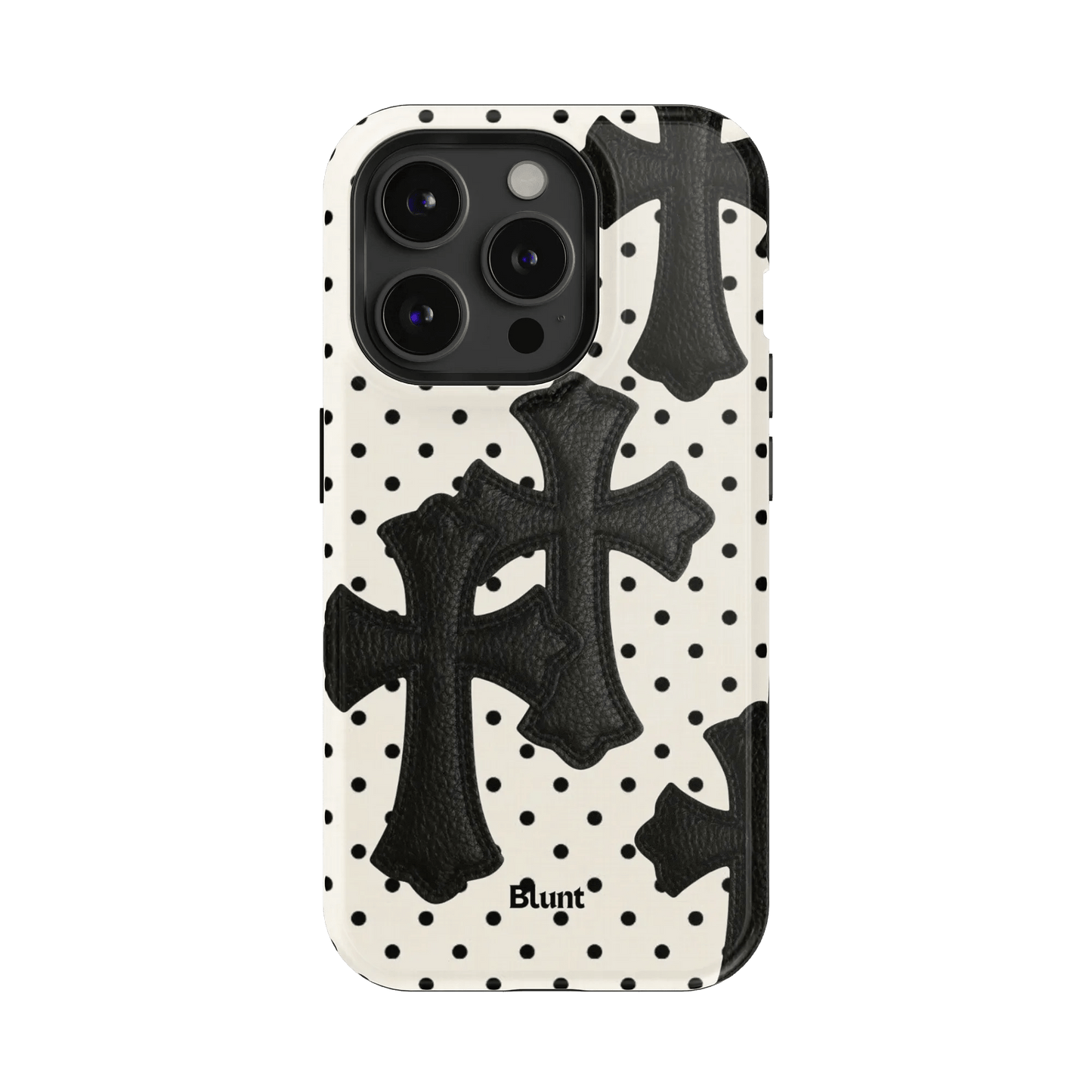 Noir Crosses iPhone Case - Blunt Cases