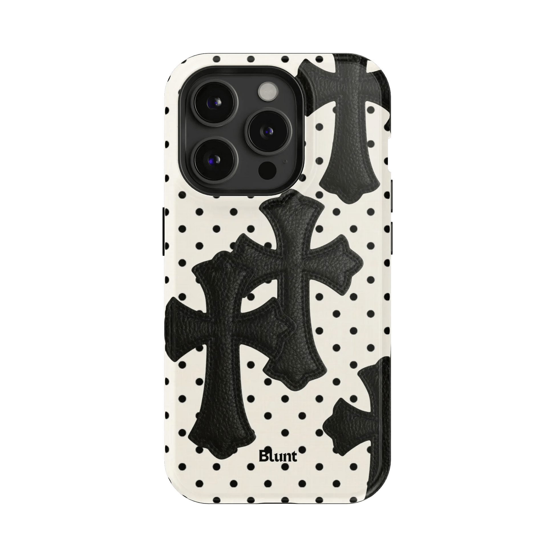 Noir Crosses iPhone Case - Blunt Cases