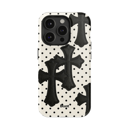 Noir Crosses iPhone Case - Blunt Cases