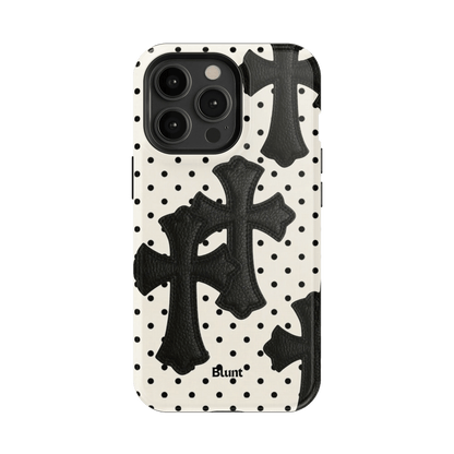 Noir Crosses iPhone Case - Blunt Cases