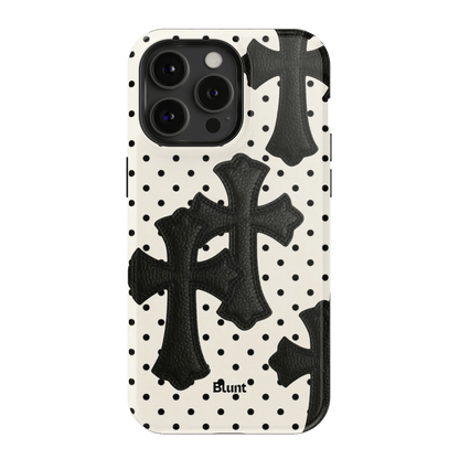 Noir Crosses iPhone Case - Blunt Cases