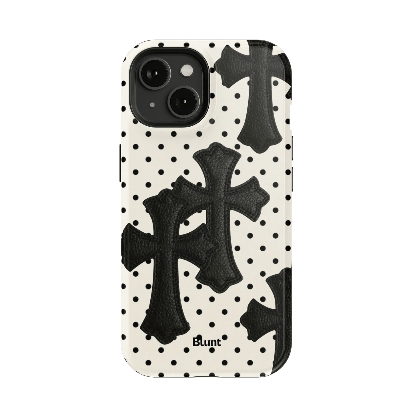 Noir Crosses iPhone Case - Blunt Cases