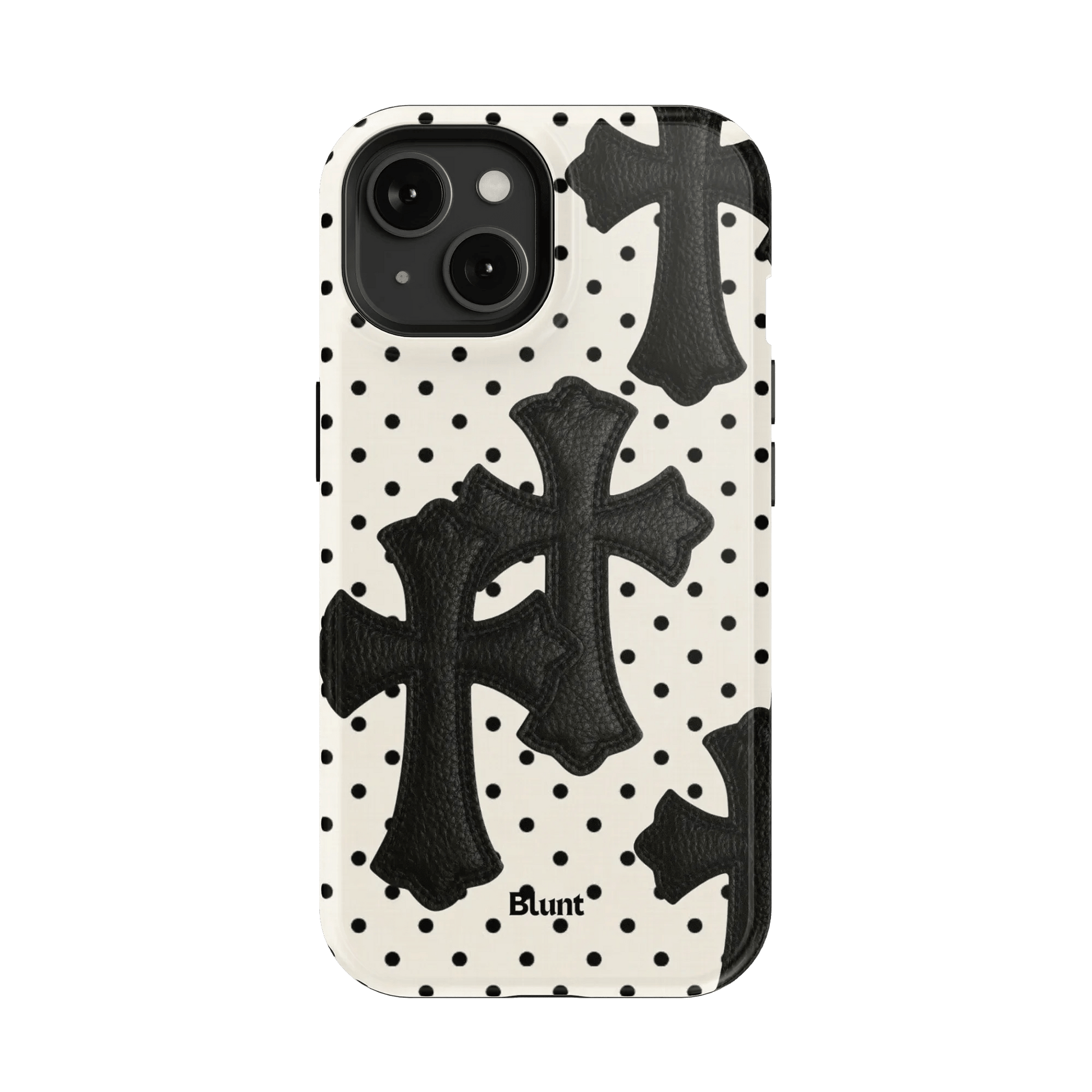 Noir Crosses iPhone Case - Blunt Cases
