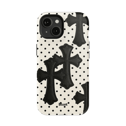 Noir Crosses iPhone Case - Blunt Cases