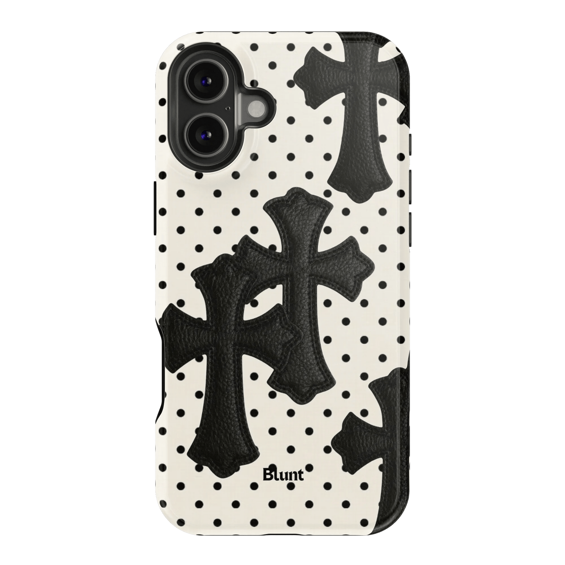 Noir Crosses iPhone Case - Blunt Cases